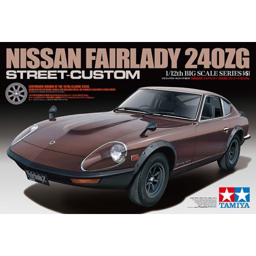 Kit de plastimodelismo para montar e pintar NISSAN FAIRLADY 240ZG - escala 1/12