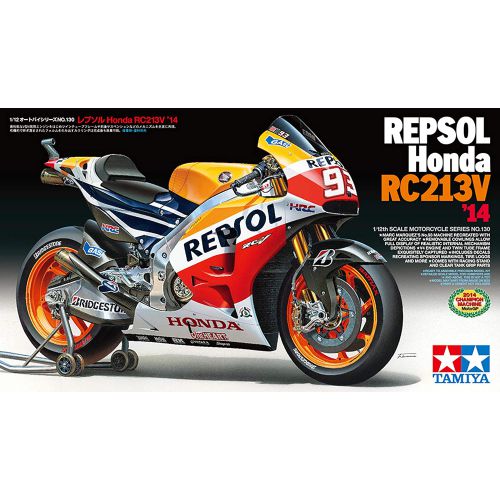 Kit de plastimodelismo para montar e pintar REPSOL HONDA RC213V'14 - escala 1/12