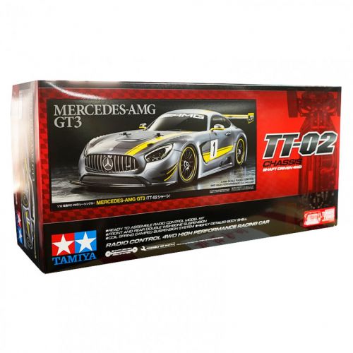 Kit elétrico para montar e pintar - RC MERCEDES - AMG GT3 – escala 1/10