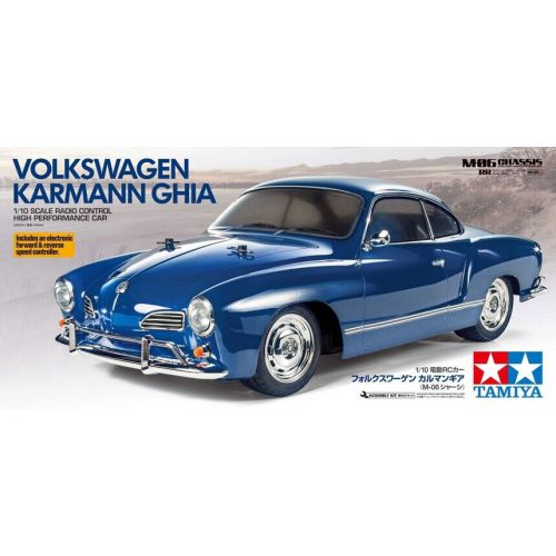 Kit elétrico para montar e pintar - RC VOLKSWAGEN KARMAAN GHIA M06 – escala 1/10