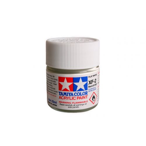 TAMIYA: Tinta Acrílica XF-2 BRANCO LISO – 23ml