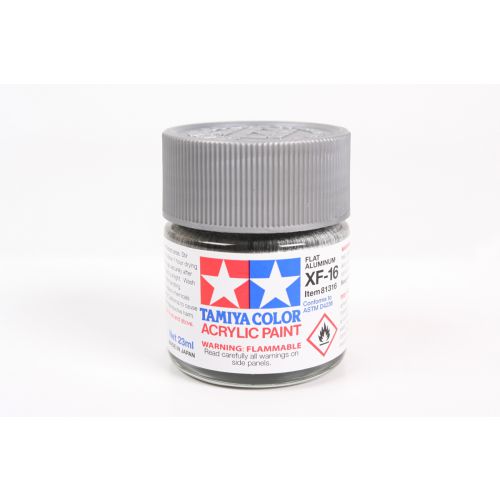 TAMIYA: Tinta Acrílica XF-16 ALUMÍNIO – 23ml