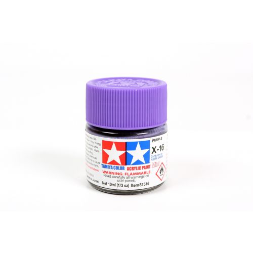 TAMIYA: Tinta Acrílica Mini X-16 ROXO - 10ml