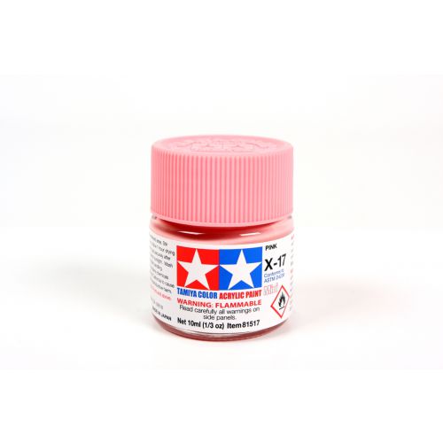 TAMIYA: Tinta Acrílica Mini X-17 ROSA - 10ml