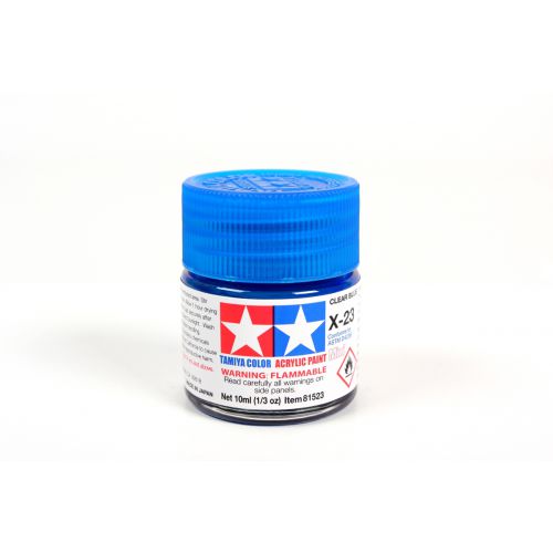 TAMIYA: Tinta Acrílica Mini X-23 AZUL CLARO - 10ml