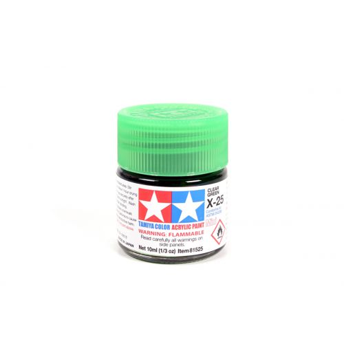 TAMIYA: Tinta Acrílica Mini X-25 VERDE CLARO - 10ml