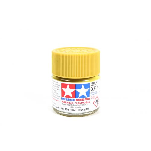 TAMIYA: Tinta Acrílica Mini XF-4 AMARELO - 10ml