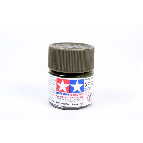 TAMIYA: Tinta Acrílica Mini XF-62 VERDE OLIVA OPACO  - 10ml