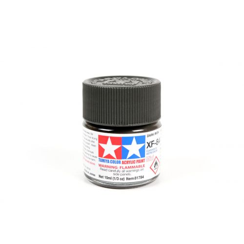 TAMIYA: Tinta Acrílica Mini XF-84 CINZA FERRO ESCURO - 10ml